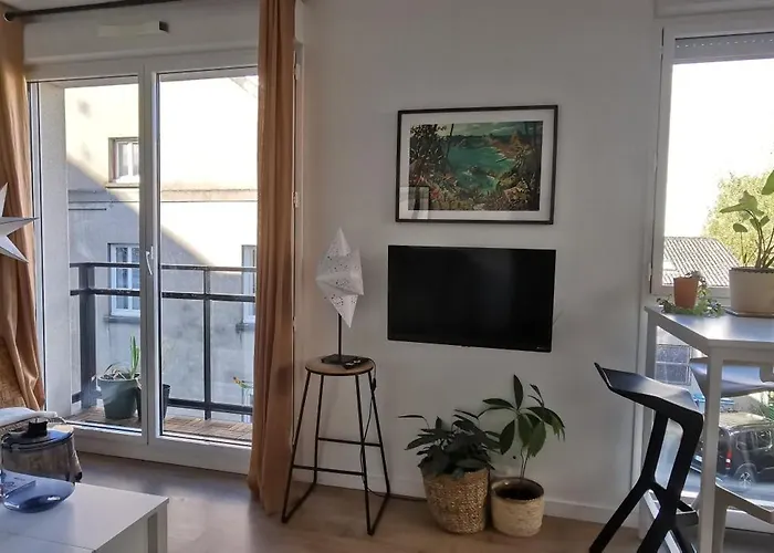Appart T2 L\'Ile De Nantes Avec Parking Prive